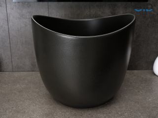 Раковина Gid N9303bg 53378 накладная черная графит 36x36x32